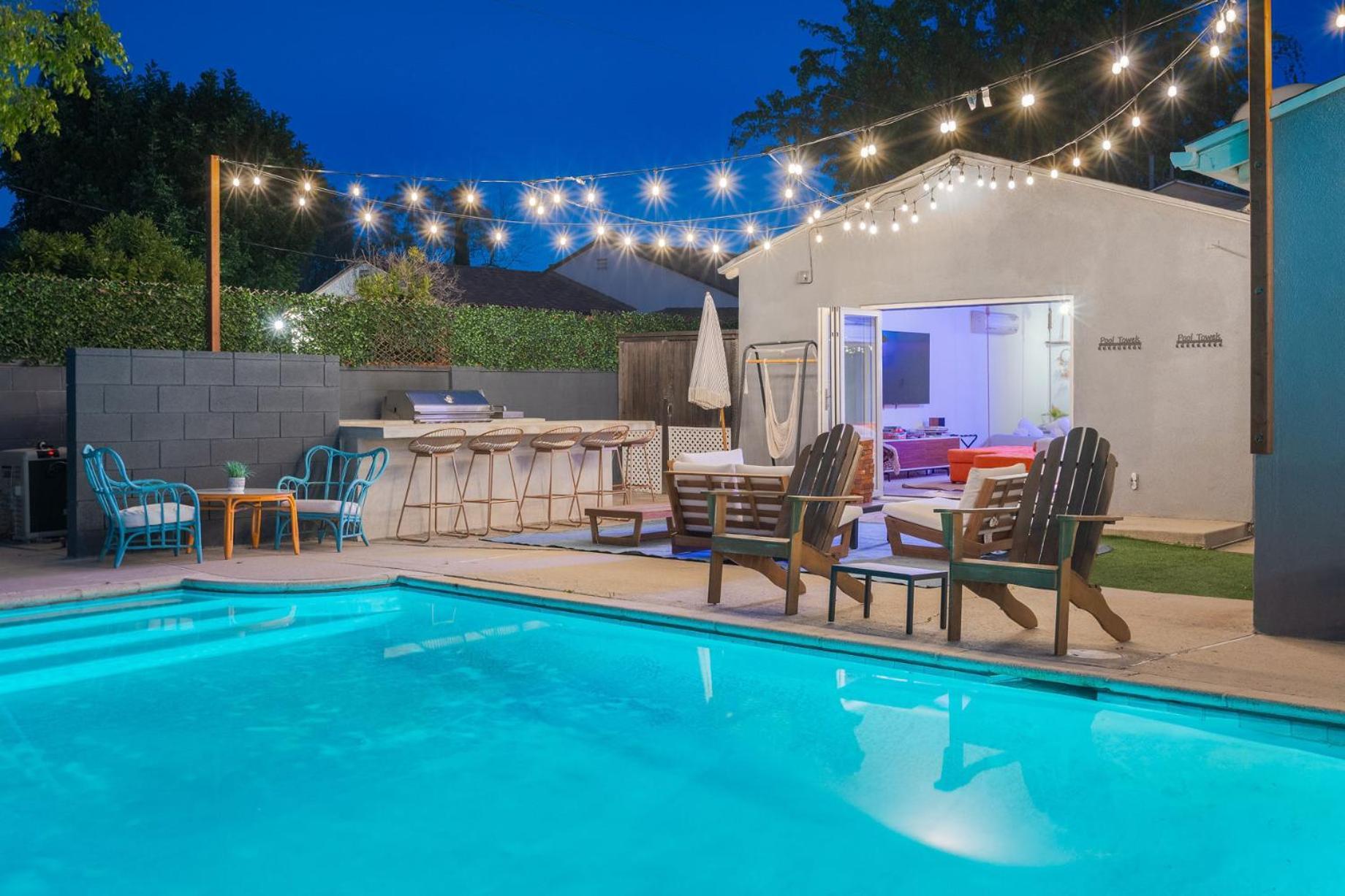 Angel&Rose Universal Hollywood Heated Pool House King Bed Лос-Анджелес Екстер'єр фото